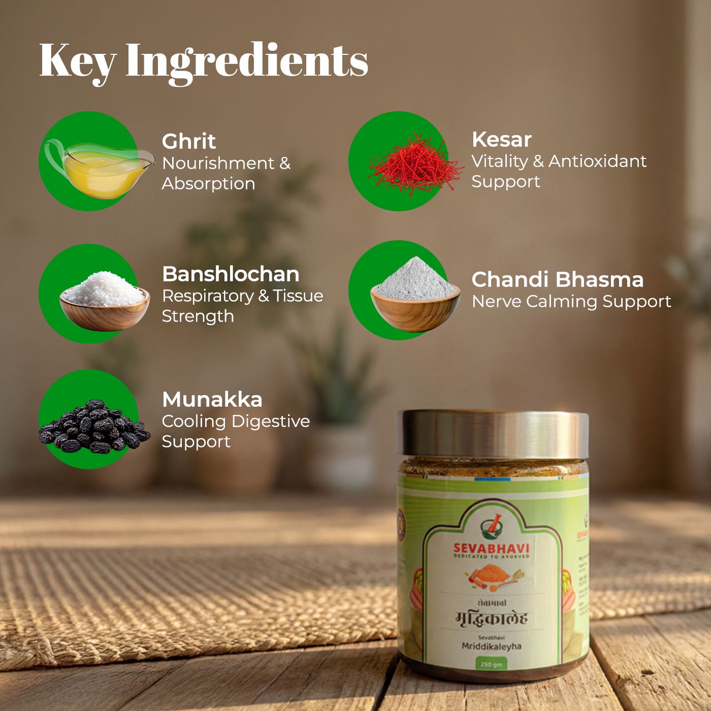 Mriddikaleyha For Acidity & Cooling