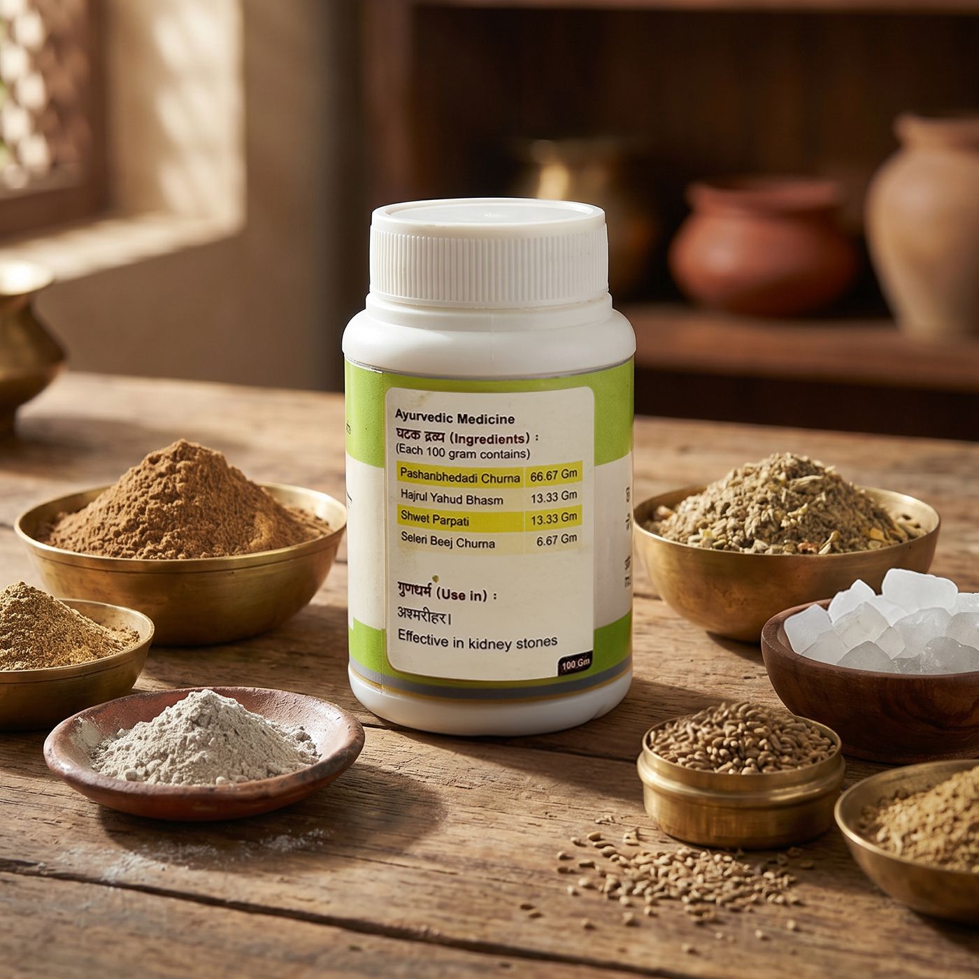 Sevabhavi Ashmarihar Yog For Kidney Stone & Urinary Support (100 gm)