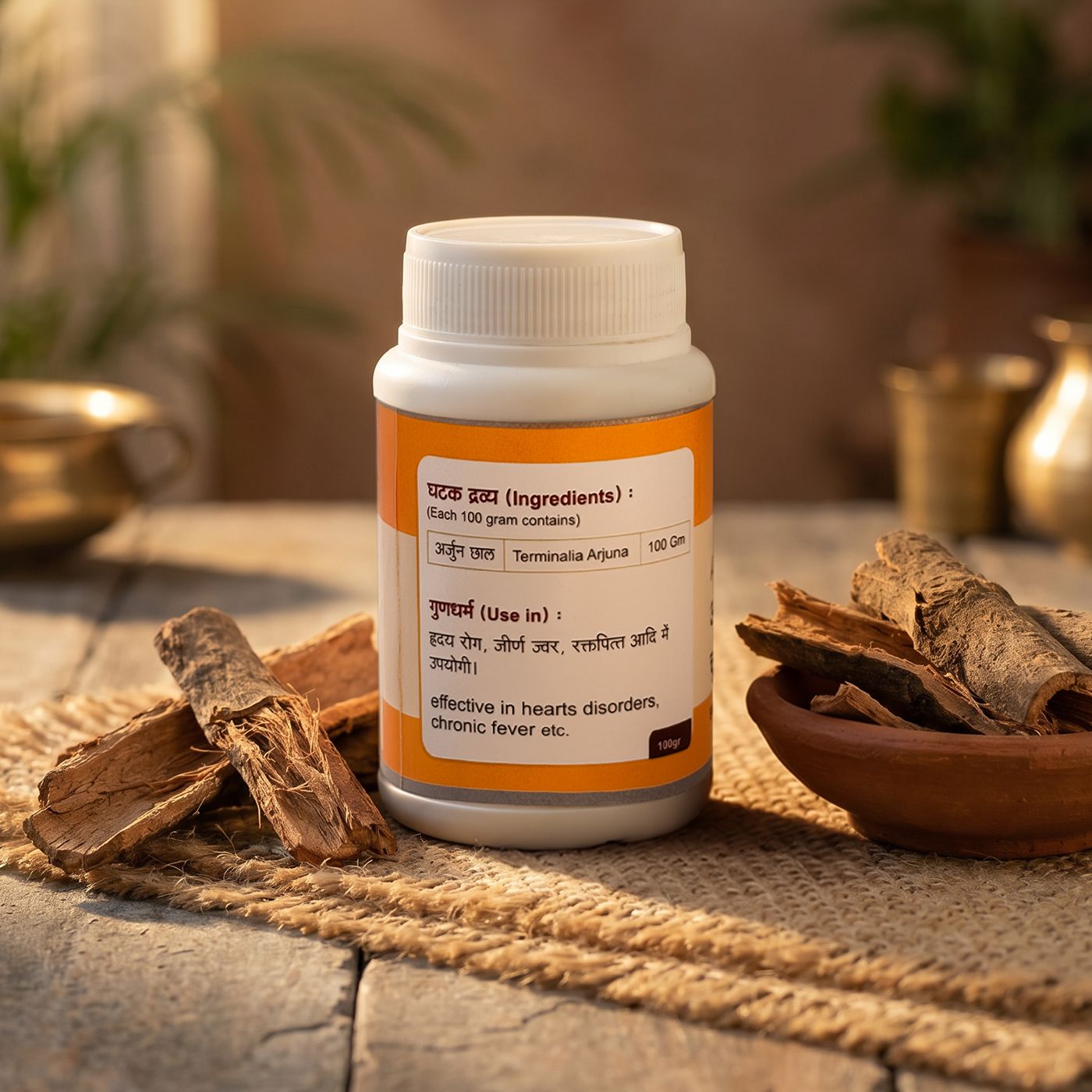 Arjuntvak Churna For Heart Health Support (100 gm)