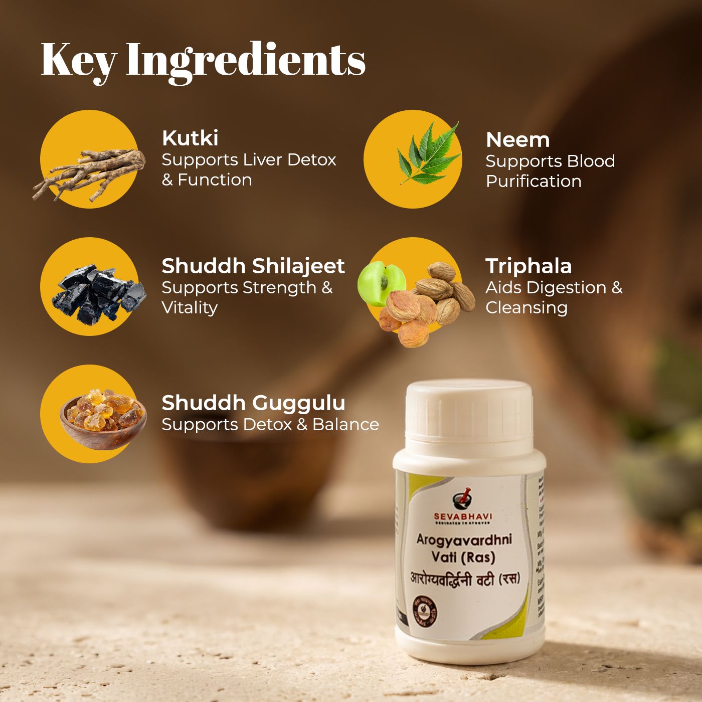 Arogyavardhni Vati For Liver & Detox Support (10 gm)