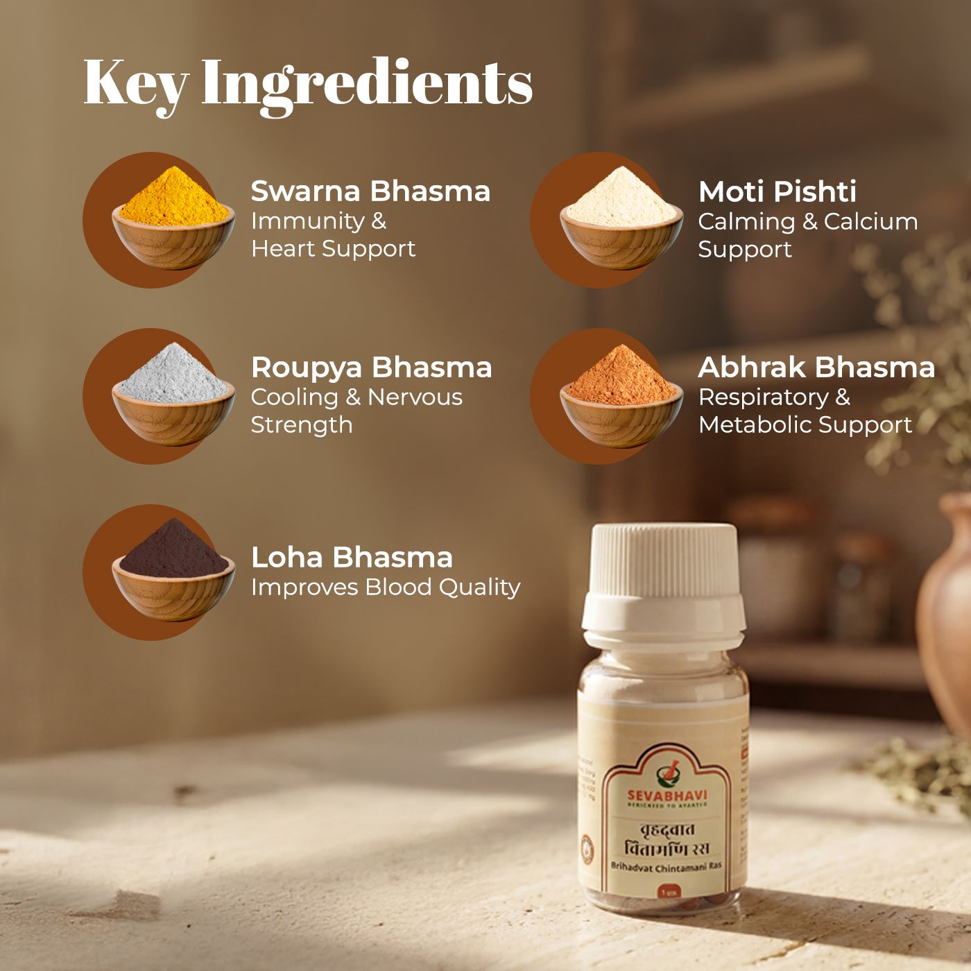 Brihadvat Chintamani Ras For Nerves & Heart Care