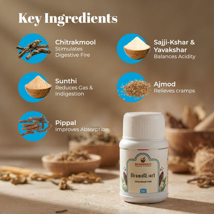 Chitrakadi Vati For Digestive Detox (30 gm)