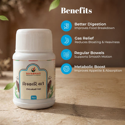 Chitrakadi Vati For Digestive Detox (30 gm)