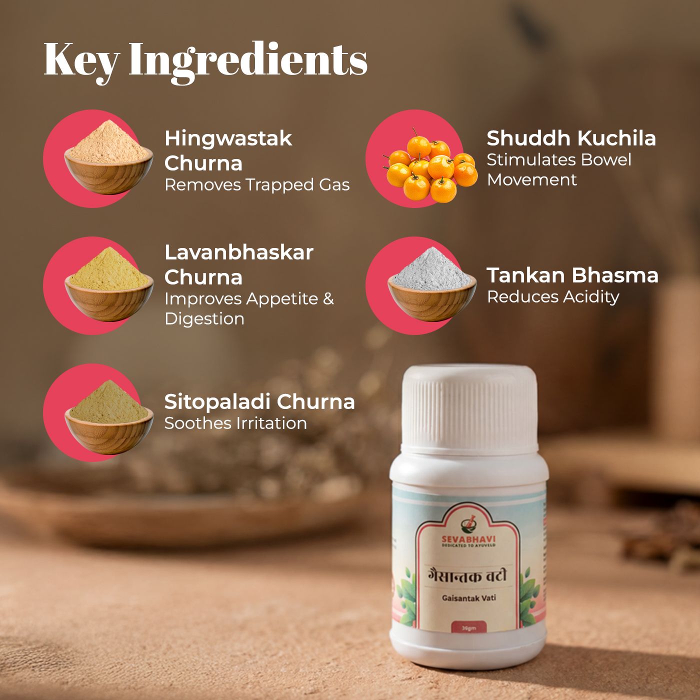 Gaisantak Vati For Gas & Indigestion