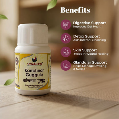 Kanchnar Guggulu For Glandular & Detox Support (30 gm)
