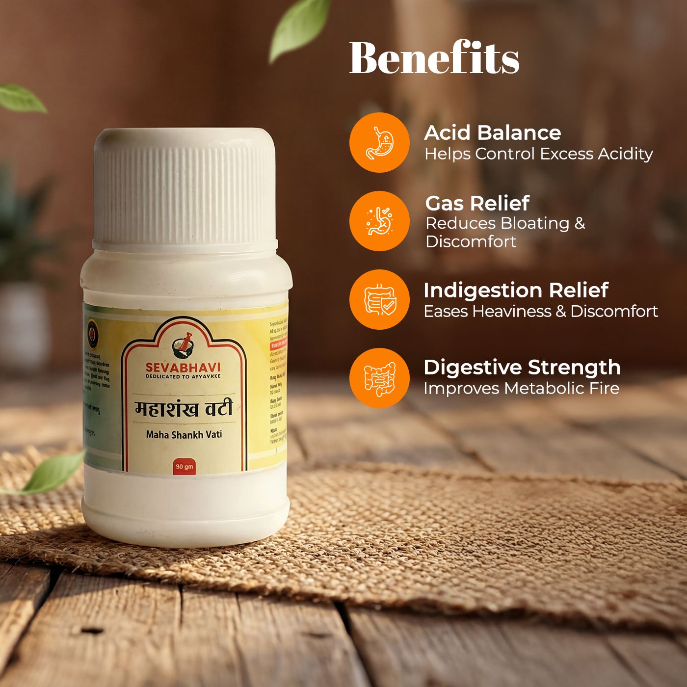 Maha Shankh Vati For Digestion & Acidity