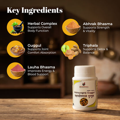 Mahayograj Guggul For Advanced Joint & Strength Support (10 gm)