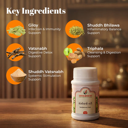 Sanjeevani Vati For Fever & Toxin Relief