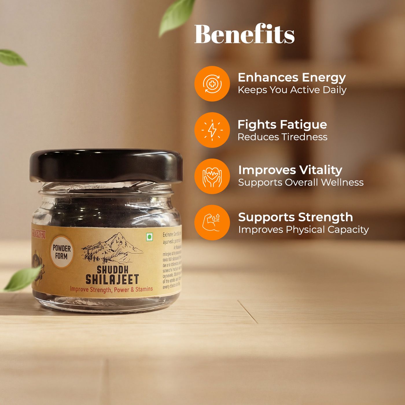 Shuddh Shilajeet Powder For Strength, Power and Stamina