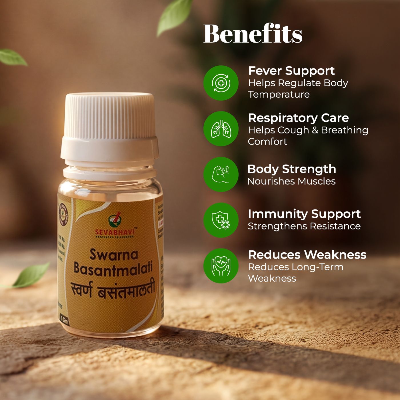 Swarna Basantmalti For Immunity & Fever Support